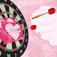 Dart Spiel zur Hochzeit